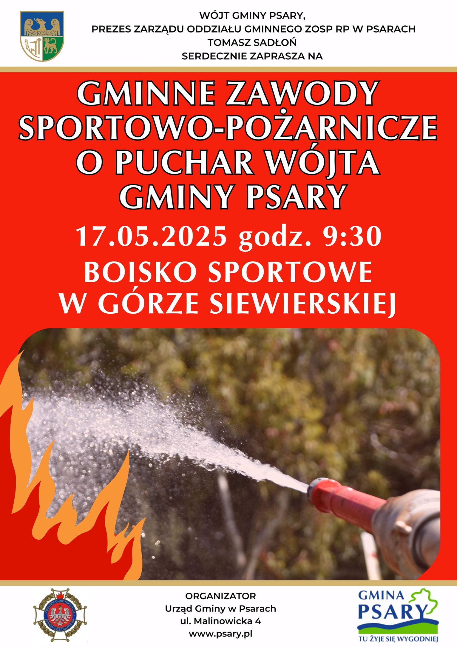 Plakat zawody OSP