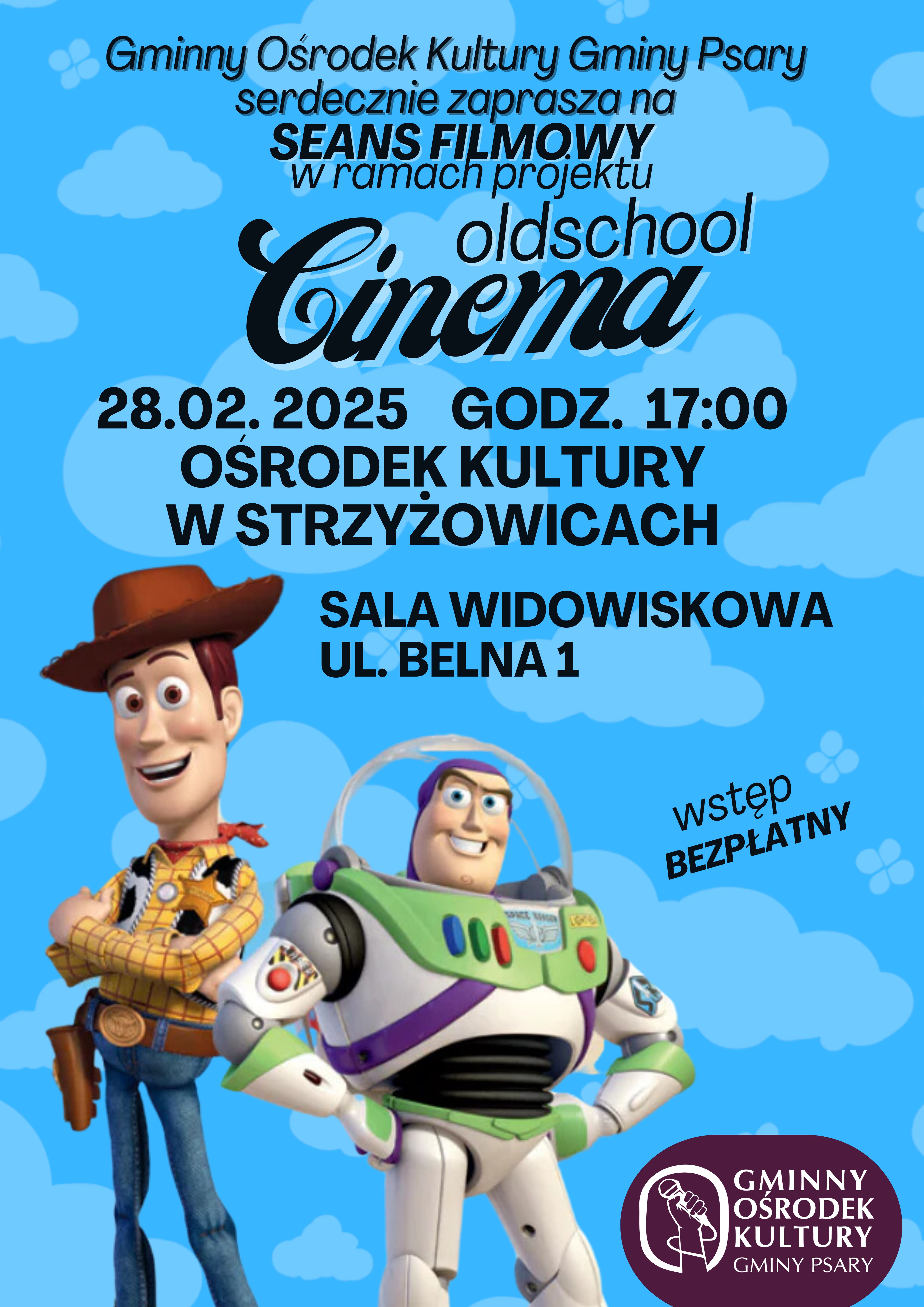 Toy Story Oldschool Cinema 1