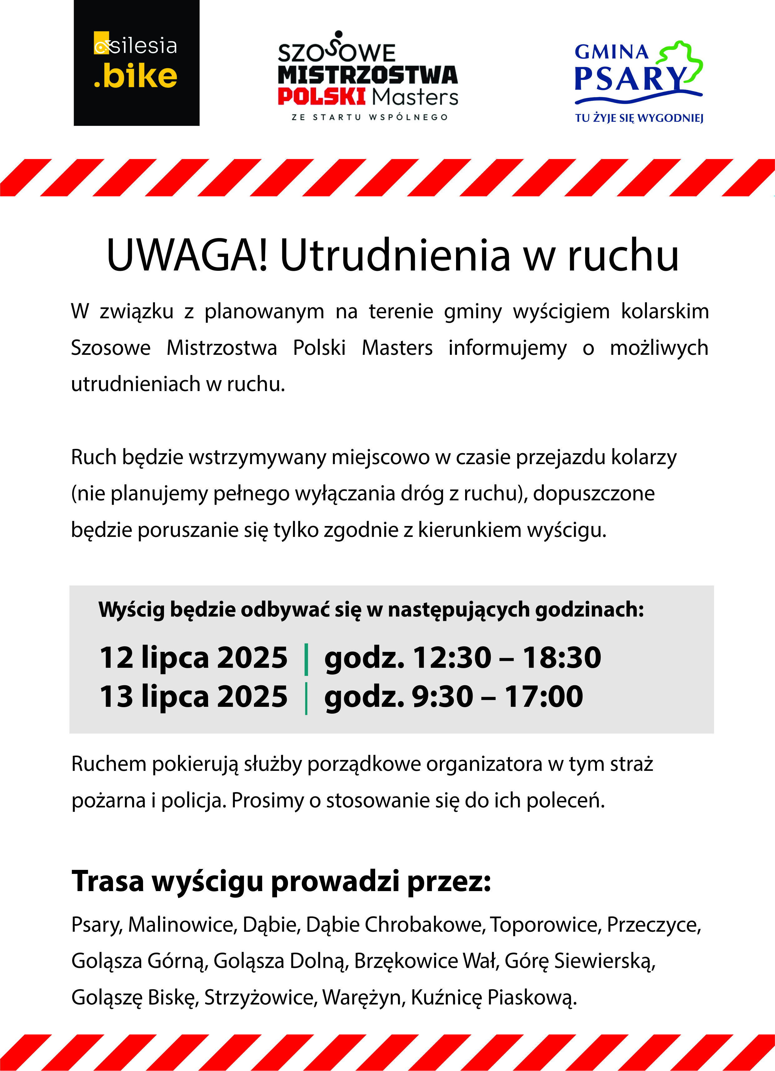 utrudnienia mistrzostwa