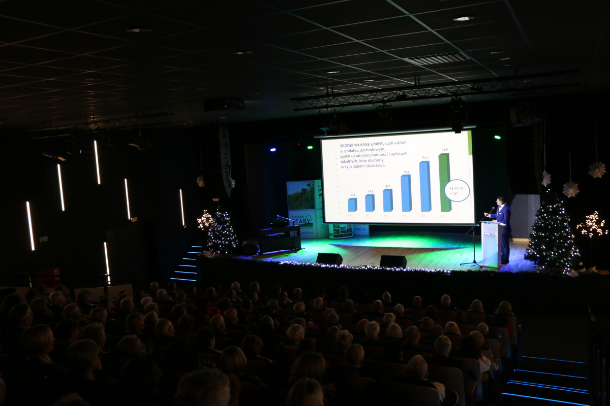 Zdjęcia przedstawia scenę oraz część widowni