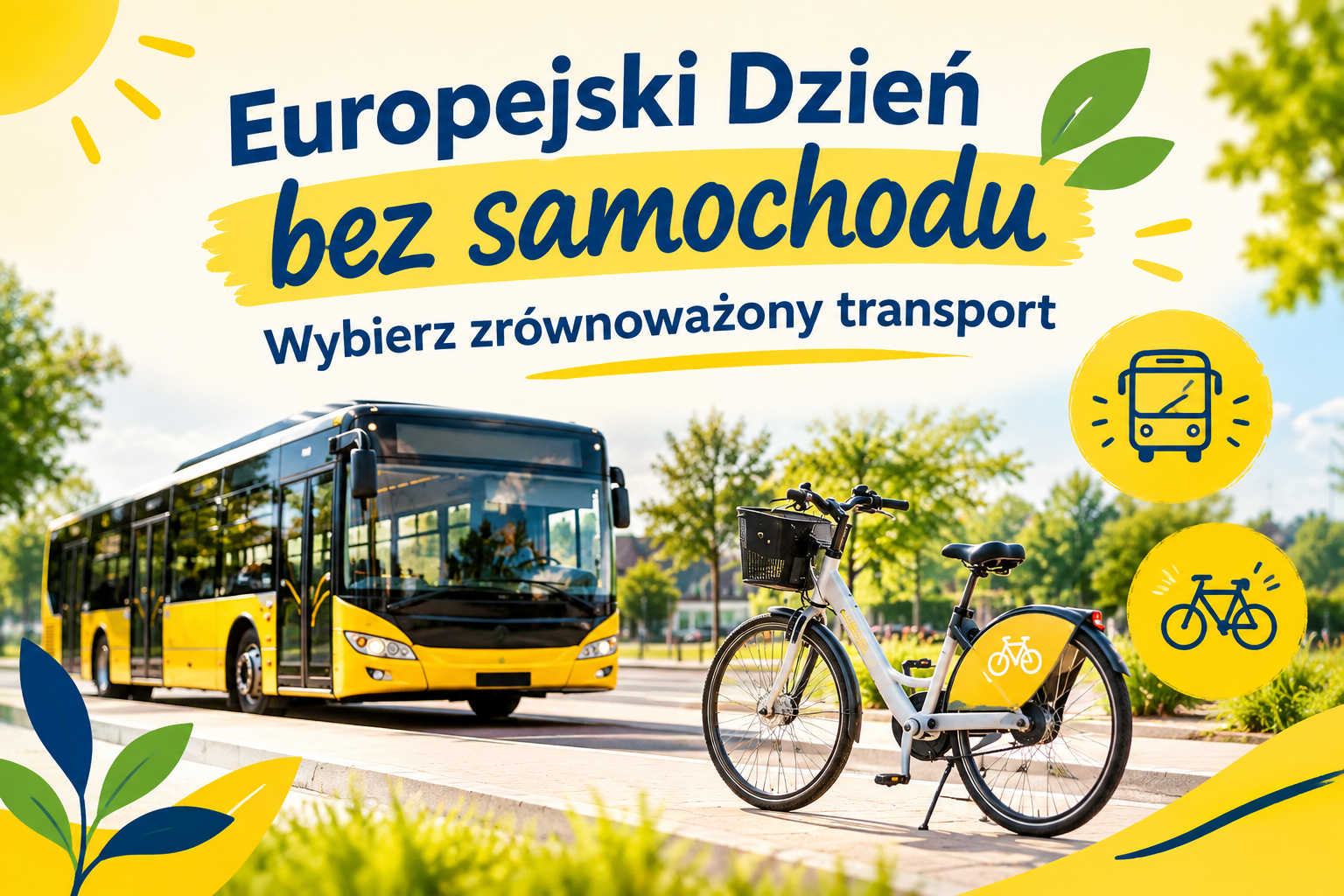 Grafika Europejski Dzień bez samochodu