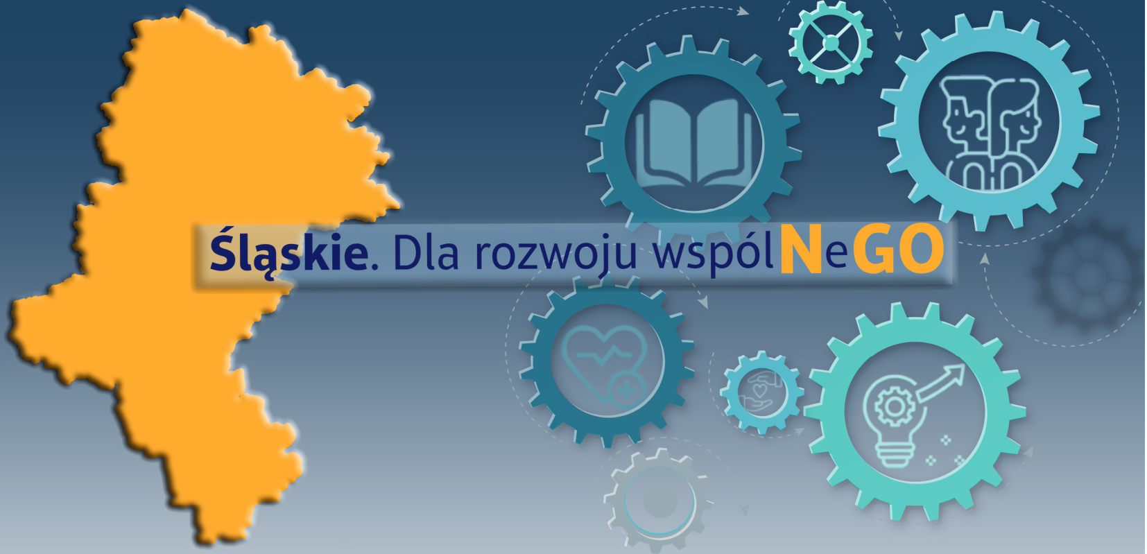 Ulotka projektu Śląskie. Dla rozwoju wspolNeGO